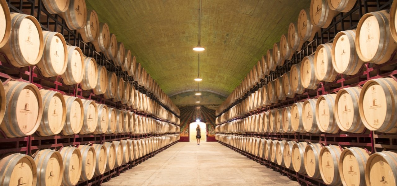 Oak Barrels Cellar